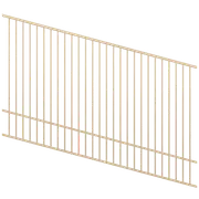 ProtectorAl 1201 - 2400 x 1500mm Primrose Raked Up to 15º Flat Top Pool Fence Panel