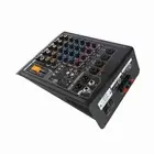 4 Channel Mixer 2 Stereo Professional Microphone Line Mixing Console HR6
