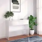 NNEVL Console Table White 100x35x76.5 cm Chipboard