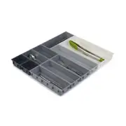 10pc Joseph & Joseph Blox Drawer Spoon/Fork Utensil Organiser Storage Set Grey