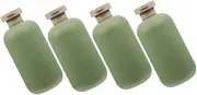 UTHCLO 4pcs Portable Refillable Shampoo Bottles Lightweight Leakproof Travel Containers with Flip Cap for Hair Care Body Wash and Lotion Design