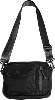 [ANDRESLAD] Simple Shoulder Bag for Men Canvas Messenger Bag with Zipper Fashion and Portable