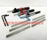 MINI LATHE PARTING CUT OFF TOOL HOLDER Combo 10 - 8 - 6MM SHANK + 9x HSS Blade