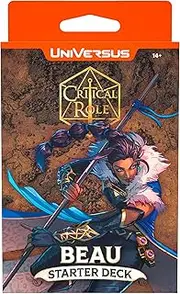 UniVersus: Critical Role: Heroes of Exandria - Beau Starter Deck - Ready to Play Character Deck, Deck-Building Battle Collectible Card Game, Licensed