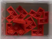 LEGO Parts - Red Plate 2 x 2 Corner - No 2420 - QTY 10