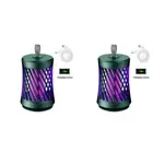 Electric Bug Zapper Mosquito Killer Lamp for Outdoor Indoor(Green Charging Type)
