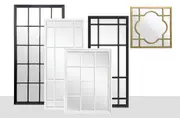 Hampton's Mirrors Window Style Range - 4 Sizes Available