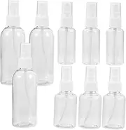 BELLIFFY 9pcs Portable Empty Spray Bottles Mini Refillable Travel Bottles for Cosmetics Safe