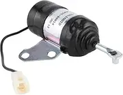 XTevu 1.25in Fuel Shut Off Solenoid 1685160014 Fuel Shut Off Solenoid Valve Rubber Vehicle Shutdown Stop Solenoid Valve for Kubota Mower RTV RTV900