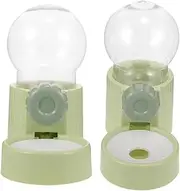 2Pcs Hanging Automatic Water Dispenser for Dogs and Cats Convenient Pet Feeder with Spill Design for Crates and Cages Prevents Neck Discomfort