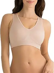 [Fruit of the Loom] Women's Seamless Pullover Bra with Built-in Cups