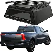 ATATNK Hardtop Anti-Rust Aluminum Canopy Truck Tonneau Cover Seal Decked Truck Bed Storage Pickup Canopy Truck Cap Compatible for Dodge Ram 1500 2015+