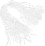 SEWACC 1000Pcs Cotton Hanging Tag Fasteners for Crafting Price Tags Jewelry and Home Decoration Versatile Cotton String Fastener for Various Applications
