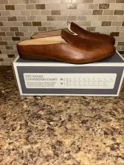 Dansko Women’s Lexie Leather Mules Brown Slip On Shoe Flat EUR 36 NIB