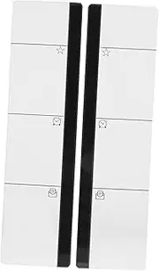 LIGHTAOTAO 2Pcs Monitor Memo Board Reminder Holders for Computer Screen Transparent Note Organizers Compact Design for Office Use Keep Your Workspace Tidy and Efficient