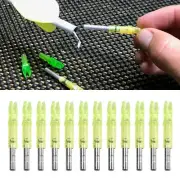 Upgrade Your Arrows with 12 LED Lighted Arrow Nocks Ideal for Hunting at Night