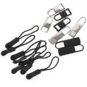16 Pcs Zipper Kit Replacement Puller Tabs Multi-purpose Parts Extender Handle