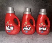 3 Wisk High Efficiency Stain Spectrum Liquid Laundry Detergent 20oz Each Bottle