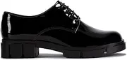 [Clarks] Teala Lace Leather Shoes in Black Patent