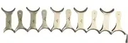 10Pcs Cheek Lip Retractor Dental Double & Single head Mouth Opener Metal German