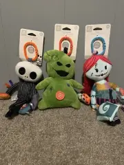Nightmare Before Christmas 3 Set Sally Oogie Jack Disney Baby Plush Activity Toy
