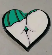 Sailor Jupiter Waifu 4 in Butt Heart Art Magnet Sailor Moon