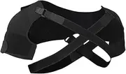 Comfortable and Adjustable Double Shoulder Brace Protector for Men Women Chest Support Bandage