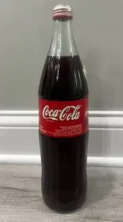 COCA COLA BOTTLE FRANCE FRENCH PAPER LABEL BIG SIZE 1 Litre (LITER) BOTTLE