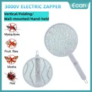 4IN1 Electric Mosquito Swatter Fly Insect Killer Bug Zapper Rechargeable Racket