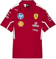 PUMA Scuderia Ferrari F1 2025 Women's Team Polo - Red