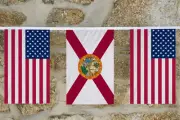 United States Flag and US State Friendship Bunting - MADE IN THE UK