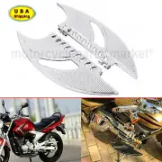 Chrome Front Driver Floorboards For Harley Road King Street Glide Softail FLSTF
