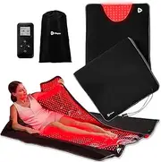 Lifepro Red Light Therapy Blanket for Full Body Coverage with Red & Near Infrared Light Therapy - Whole Body Red Light Mat, NIR & Red Light Therapy Pad Device, Pulse & Brightness Control for Home