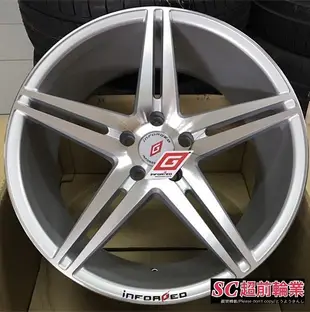 【超前輪業】北德文 INFORGED 1919 19吋鋁圈 5孔114.3 5孔120 可前後配 平光黑 E90 E92