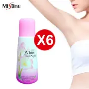 6X100ML Mistine White Spa Whitening Roll On Deodorant Anti Perspirant Odor