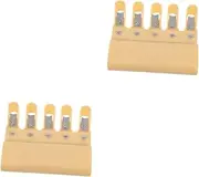 JOINPAYA 2 pcs Staff Scribe Tool for Blackboard Music Drawing Lightweight Durable Education Accessory for Music Teachers and Students Portable Staff Drawing Yellow