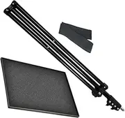 Yardwe Adjustable Projector Stand Tripod Versatile Floor Stand for Projectors Laptops Height Sturdy Design for Home Office Studio and Presentations