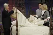 Host Jay Leno actor Sacha Baron Cohen as Borat and television pers- Old Photo 1