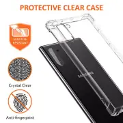 Shockproof for Samsung Galaxy Note 20 Ultra/S21+ Tough Soft Gel Clear Case Cover