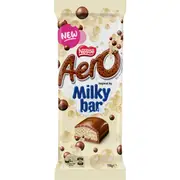 Nestle Aero Inspired By Milky Bar Chocolate Block 118g
