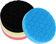 COSMEVIVI 5pcs Car Wax Applicator Pads Set Foam Polishing Sponge Buffing Pads for Auto Waxing Easy Installation Compatible with Car Polishers for Detailing and Restoration