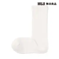 在飛比找momo購物網優惠-【MUJI 無印良品】女足口柔軟舒適粗織直角襪(共6色)