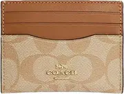 [Coach] Outlet Slim Id Card Case In Signature Canvas