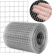 Hardware Cloth 4'' X 20' 1/4 in Galvanized Wire Mesh Roll (23 GA)