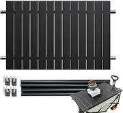 Camping Table Folding - Heavy Duty 29.5X21.6 Inch Backpacking Tool | Aluminium Roll Up Garden Table | Small Lightweight Foldable Table | Portable Picnic Supplies for BBQ, Fishing, Hiking, Backpackin