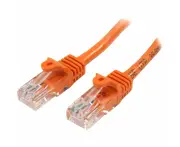 StarTech.com 1 m Orange Cat5e Snagless RJ45 UTP Patch Cable - 1m Patch Cord - First End: 1 x RJ-45 Network - Male - Second End: