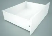 450mm by 150mm SINGLE SIDED METAL DRAWER RUNNERS WITH CAM ADJUSTABLE FRONT CLIPS