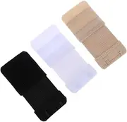 [ROMISBABA] 2-hook Bra Extension Straps Bra Extender 2 Hook Bra Strap Extender 2 Hook Elastic Cotton Stainless Steel Lingerie Sets for Women, As Shown