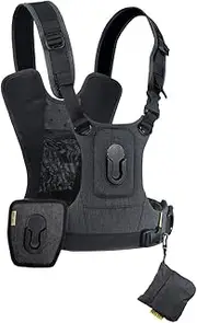 Cotton Carrier CCS G3 Camera Harness System for Two Cameras - Grey