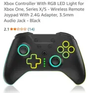 BUERTT Xbox One Controller,Remote Joypad with 2.4G Wireless Adapter